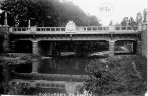 Pont de Colom, a Olot, desaparegut el 1939 a les acaballes de la Guerra Civil