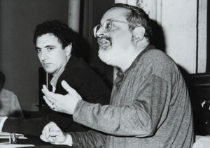 Antoni Mayans i Fernando Savater. ACGAX. L'Ateneu - Grup de debats adherit a l'Orfeó Popular Olotí, 1993